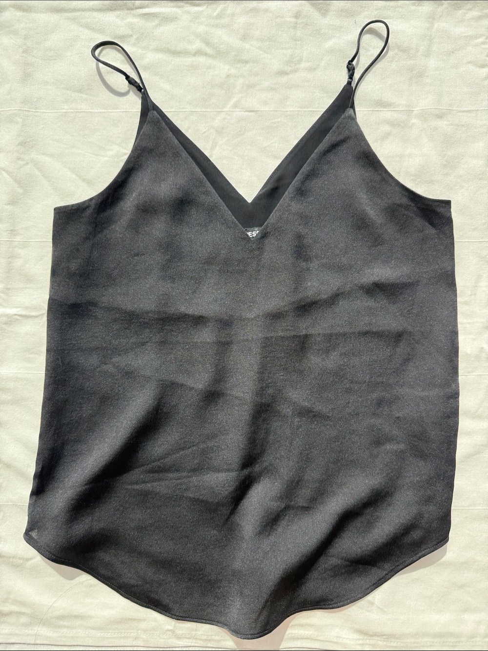 Express Black V-Neck Spaghetti Strap Camisole
